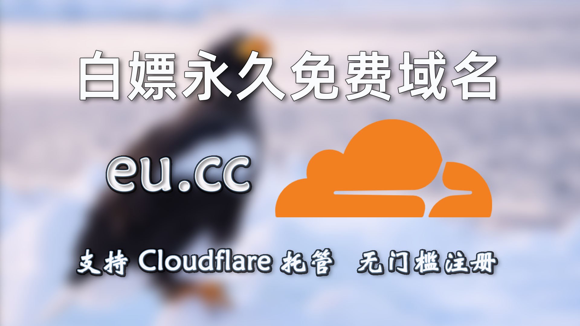 eu.cc 永久免费域名注册教程 & 托管 Cloudflare & 域名续费教程